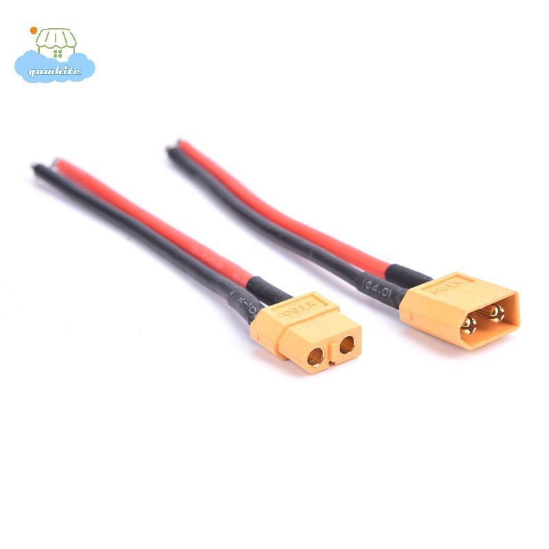 [LI] 1 bộ Đầu nối đạn nam + nữ XT60 XT-60 có dây Silicon 14 AWG [IE]