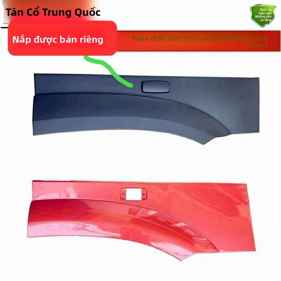 Chắn bùn phía sau tai xe cho xe tải nặng Sinotruk Howo phụ tùng chính hãng bền đẹp