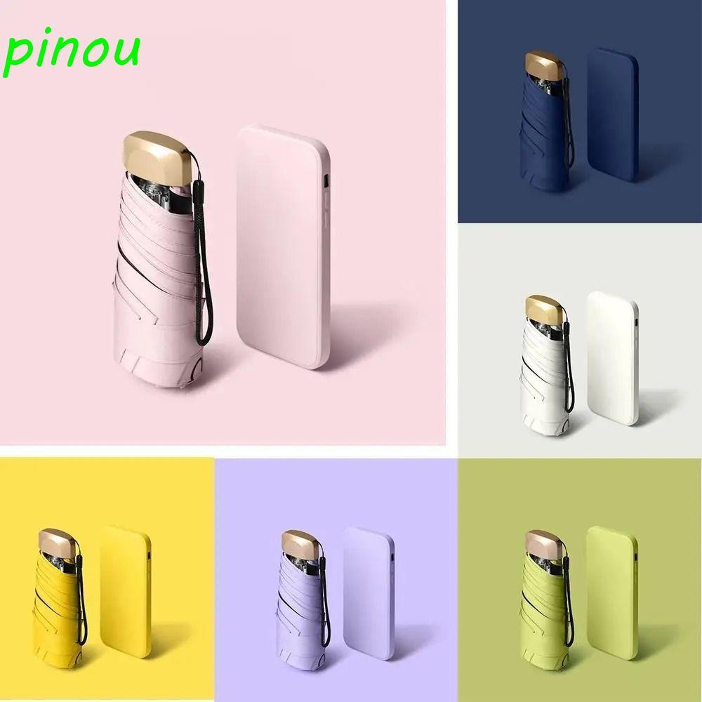 Ô mini LONGQIYING, Ô chống nắng mini nhỏ gọn chống nắng, Ô gấp Vinyl di động Ô du lịch gấp UV mạnh m