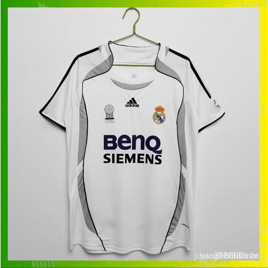 【 Retro SSS + 】 668 Camiseta de fútbol nacional retro del Real Madrid de Tailandia, temporada 2006 /