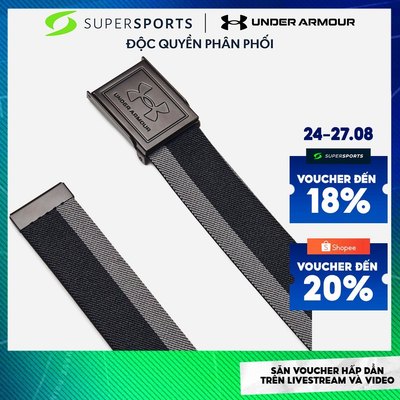 Thắt Lưng Nam Under Armour Stretch Webbing - Đen - 1383935-001 ADS10 LS400