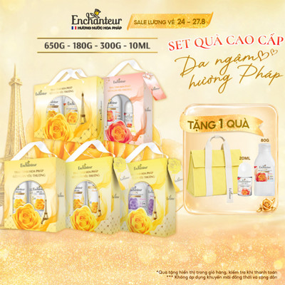 [HỘP QUÀ] Hộp Quà Tặng Cao Cấp Enchanteur Deluxe Hương Nước Hoa Pháp Sang Trọng