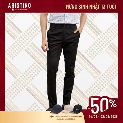 Quần kaki nam Aristino Regular Fit AKKR01