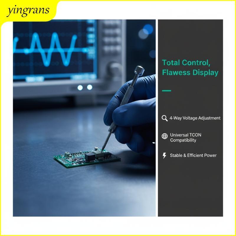 CA508 CA408 Mô-đun bảng tăng áp có thể điều chỉnh 4 kênh Màn hình LCD Bảng TCON Độ ổn định cao để gỡ