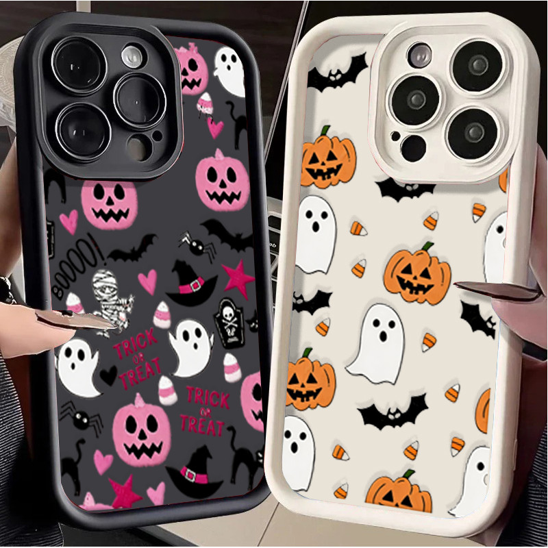 Phim Hoạt Hình Bí Ngô Halloween Happy Case Cho Xiaomi Mi 15T 17T Pro 17 Max 15 Ultra 14T 14 13T 13 L