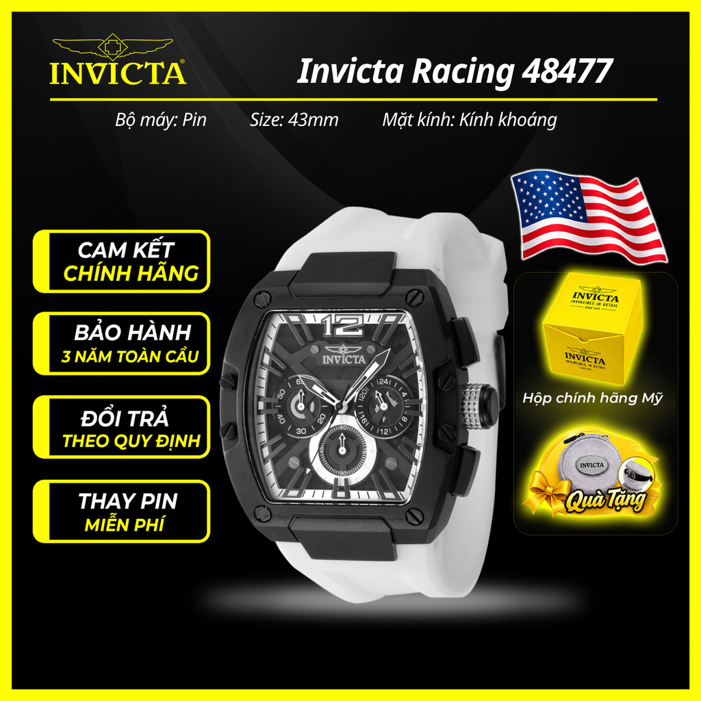 Đồng Hồ Nam Invicta Invicta Racing 48477 43mm Chính Hãng