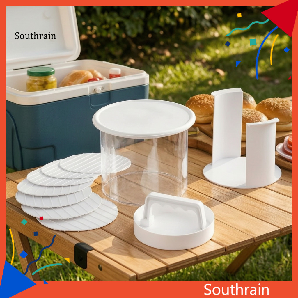 SOU Nhồi Bông Burger Patty Press Burger Press Patty Maker Máy Làm Bánh Hamburger Chống Dính Patty Pr