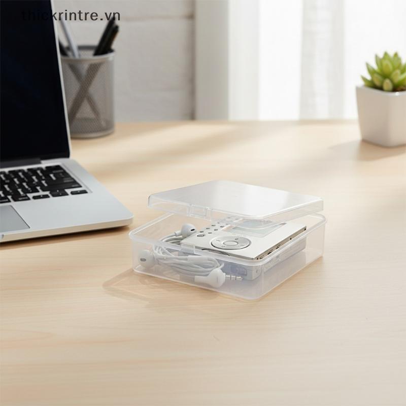 THI Hộp đựng chống nước chống trầy xước cho máy nghe nhạc MD Walkman MiniDisc Vỏ nhựa chống ẩm Lý tư