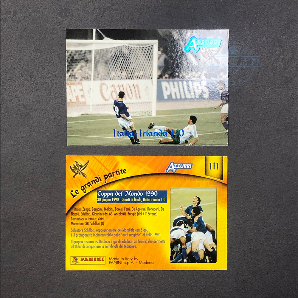 111 Barcolle Panini Panini 2004 Đội tuyển Ý AZZURRI Ngôi sao Thẻ World Cup Skirachi