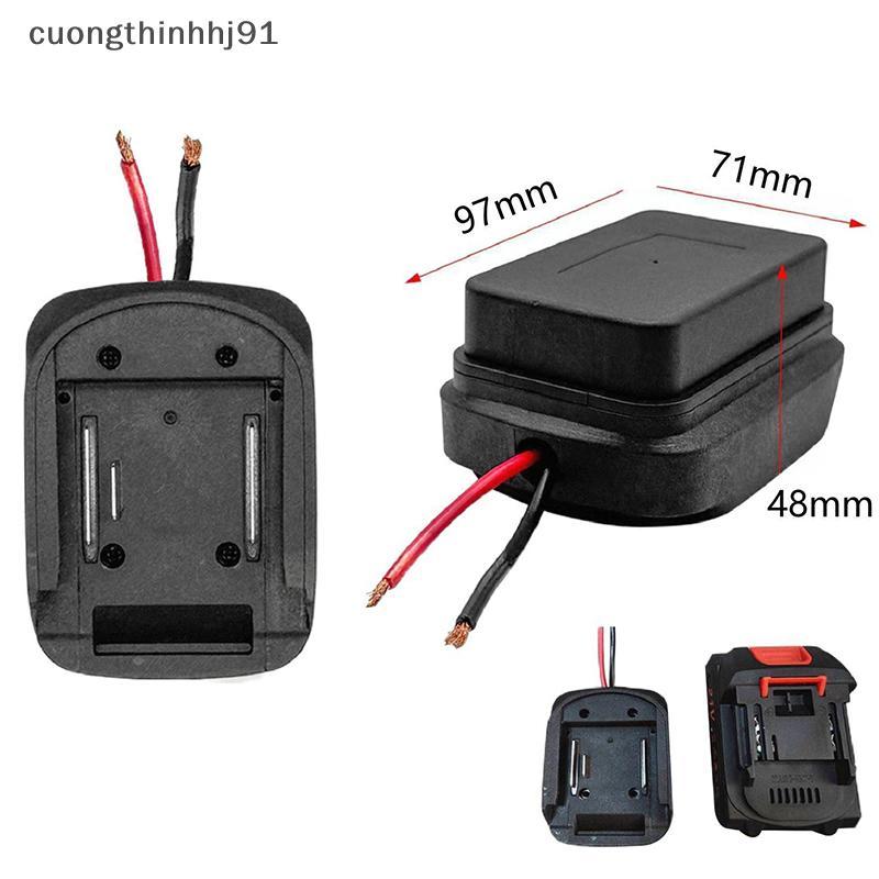 Cod cho 18v/21v li-ion battery adapter diy pin cáp nối đầu ra adapter bl1830 bl1840 bl1850 mới
