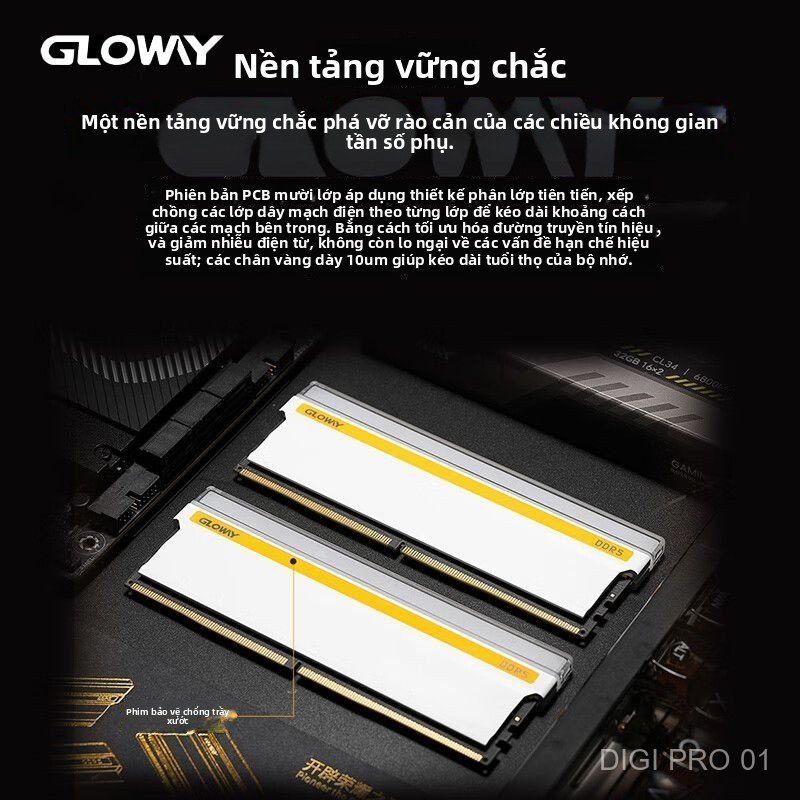 Ram máy tính để bàn Colorful DDR5 16G 32G 6400 6000 RGB XMP EXPO chính hãng hiệu năng cao chơi game 