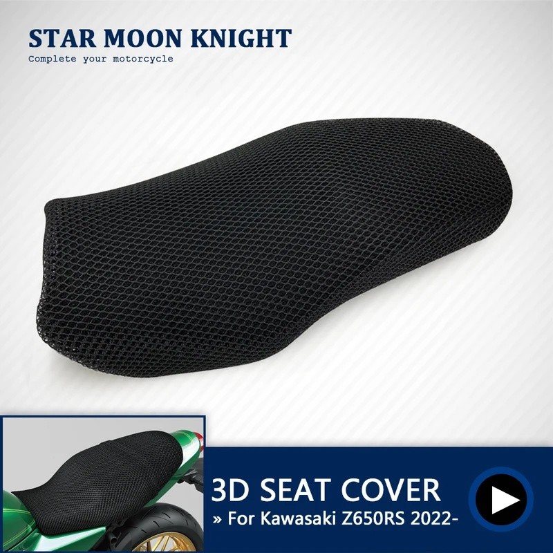 Dành Cho Kawasaki Z650RS Z 650 Z650 RS 2022 Ghế Xe Máy Đệm Lưới 3D Lưới Bảo Vệ Cách Nhiệt Đệm