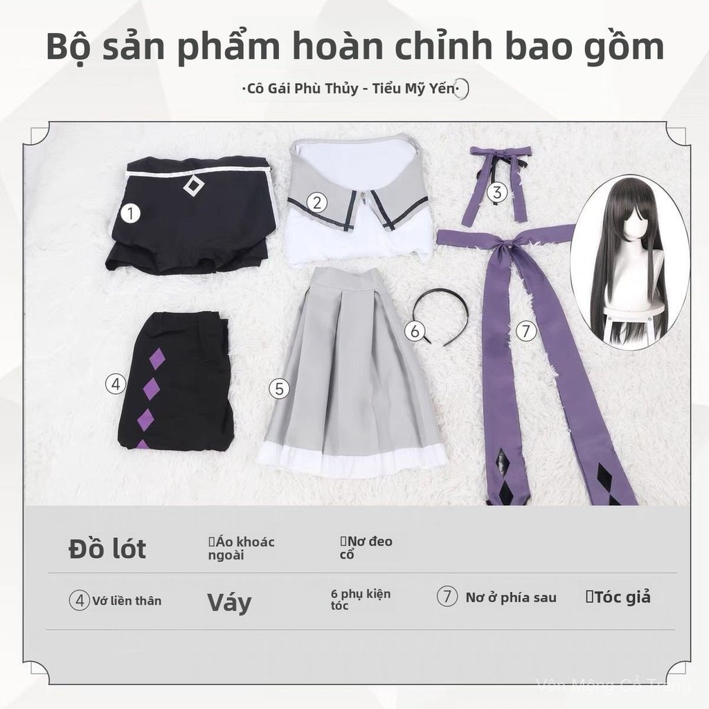 Trang phục cosplay Madoka Magica Homura biến thân chiến đấu bộ đồng phục