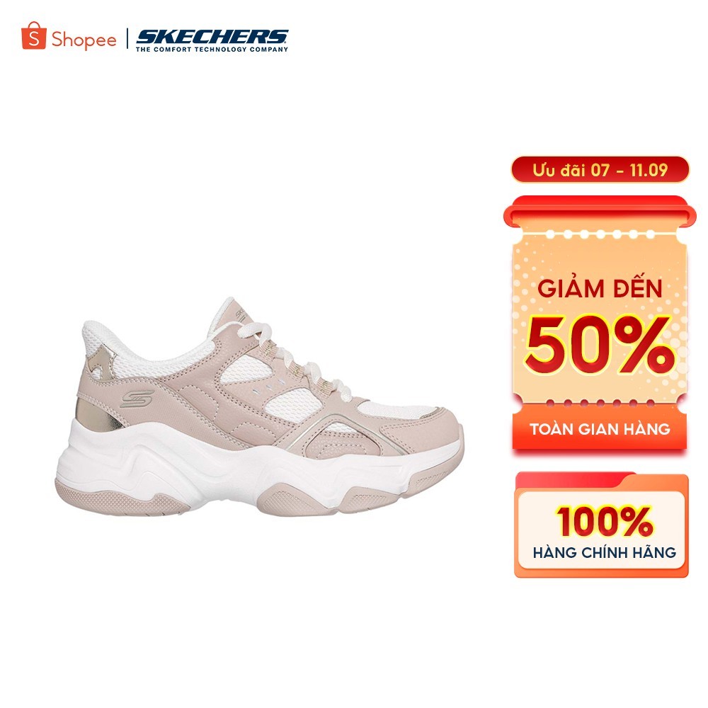 Giày Thể Thao Nữ Skechers Slip-Ins BOBS Diego Eccentric Look-117686-TAN Memory Foam Online Sale