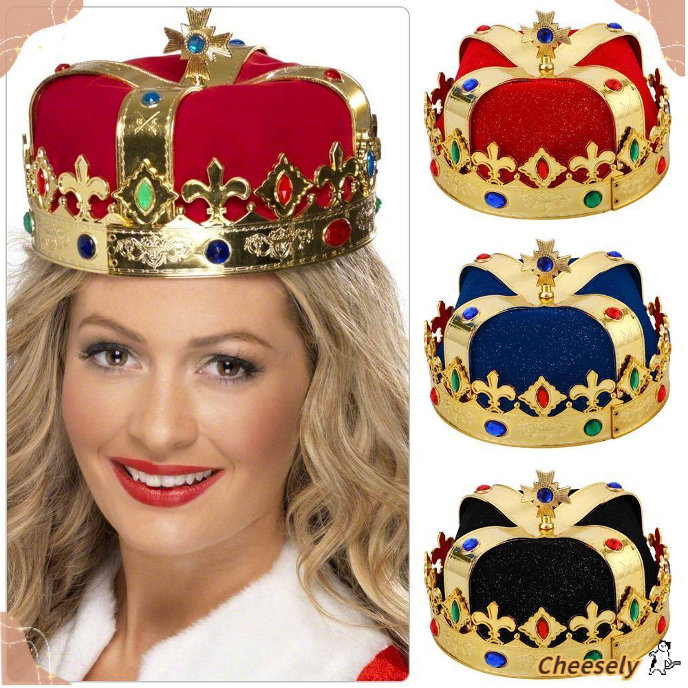 CHEESELY King Hat Ball Queen Coronation Boland Royal Emperor Hat