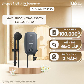 [Mới] Free giao lắp - Máy nước nóng trực tiếp Electrolux UltimateHome 700 4.5kW EWE451RB-G6 - có bơm trợ lực