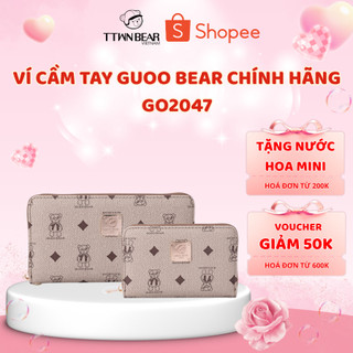 Ví cầm tay GUOO BEAR chính hãng - GO2047 thời trang, sang trọng