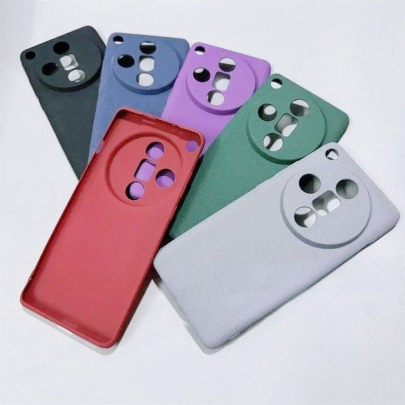 Dành Cho Oppo Find X7 Ultra FindX7 Slim Sandstone Silicon Chống Sốc Ốp Lưng Mềm Cho Find X7 X7ultra 