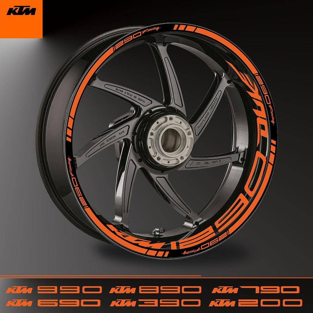 Thích hợp cho nhãn dán trung tâm bánh xe mô tô KTM DUKE200 390 6 ❈ ❈ ❈ KTM ❈ ❈ ❈ ❈ ❈ DUKE200 390 690
