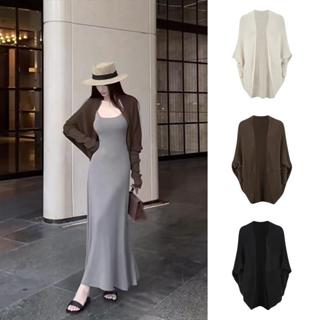  MOSESQUEEN Áo len dệt kim Moses Queen dành cho nữ dáng rộng và mỏng mềm mại thoải mái và phù hợp mọi dịp #59985 