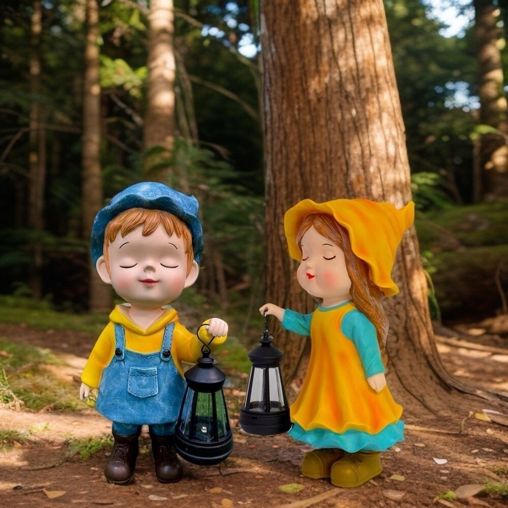 Sg Seller Creative Gift Girl Lantern Decoration Desktop Decoration Cute Living Room TV Cabinet Wine 