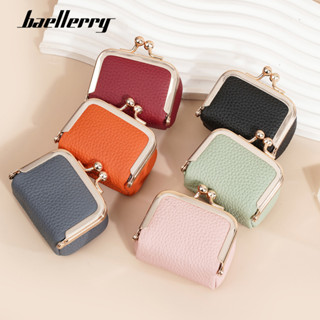 Đơn giản Phong Cách Ngắn Ví Nữ Khóa Nhiều Thẻ Hộp Đựng Tiền Xu Dung Tích Lớn