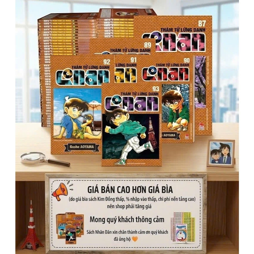 Truyện tranh - Bộ 107 cuốn thám tử lừng danh Conan - KĐ