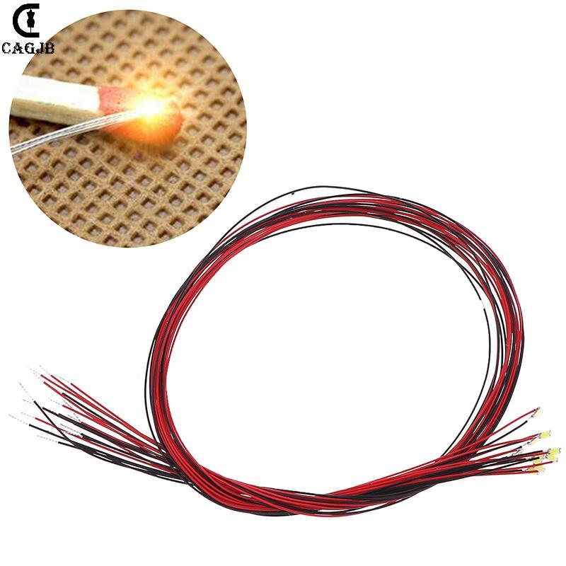 [CAGJB] 10 Cái 20cm t0603wm hàn micro litz có dây dẫn màu trắng ấm smd led 0603 YOMG