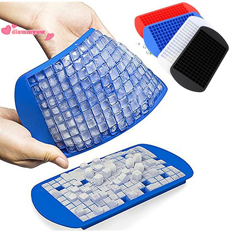 Silicone mini ICE CUBE khay nhỏ Ice Cube Khuôn Silicone Ice Cube Maker có thể gập lại Ice Cube khay 