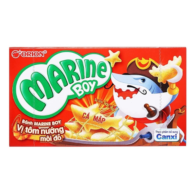 Thùng 20 Hộp Snack Bim Cá Marine Boy, Jungle Boy Đủ Vị x 35Gr - Tạp hóa 6688