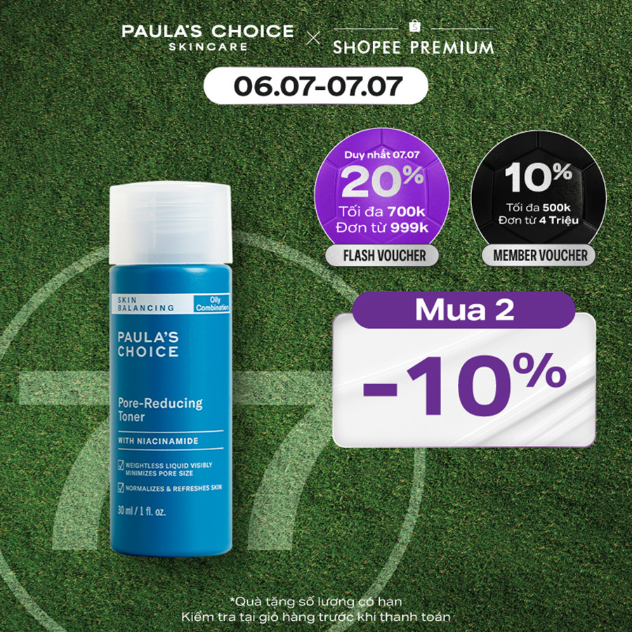 Toner cấp ẩm, se khít lỗ chân lông Paula’s Choice Skin Balancing Pore Reducing Toner 30ml 1357 | BigBuy360 - bigbuy360.vn