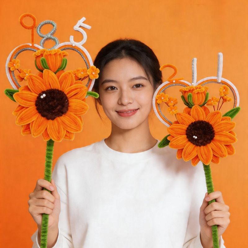 Thành Phẩm 2026 Phong Cách Mới 985 Hướng Dương Tinh Khiết Tay Xoắn Thanh Đan Đan Giết Kui Đại Học Nh