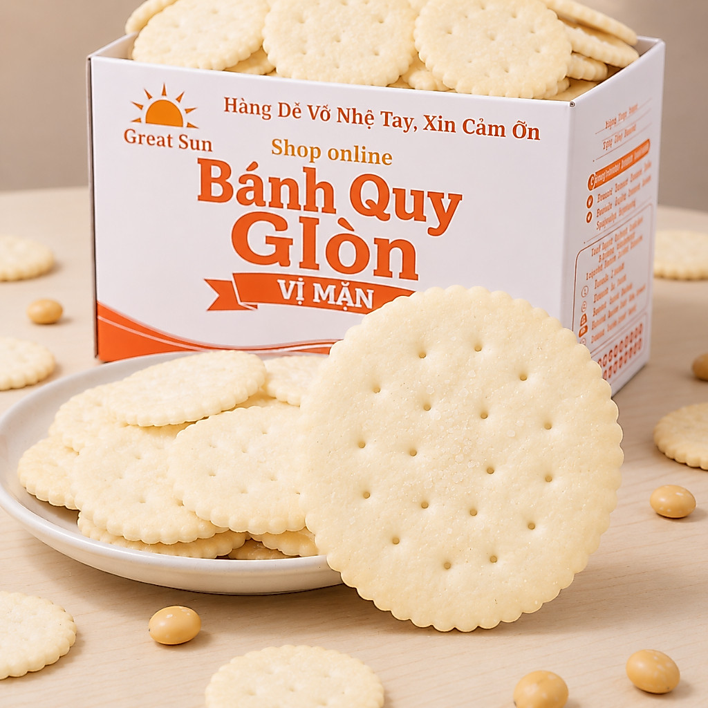Thùng bánh cosy hình tròn 3kg( giòn béo ngọt nhẹ) cosy/ biscuit