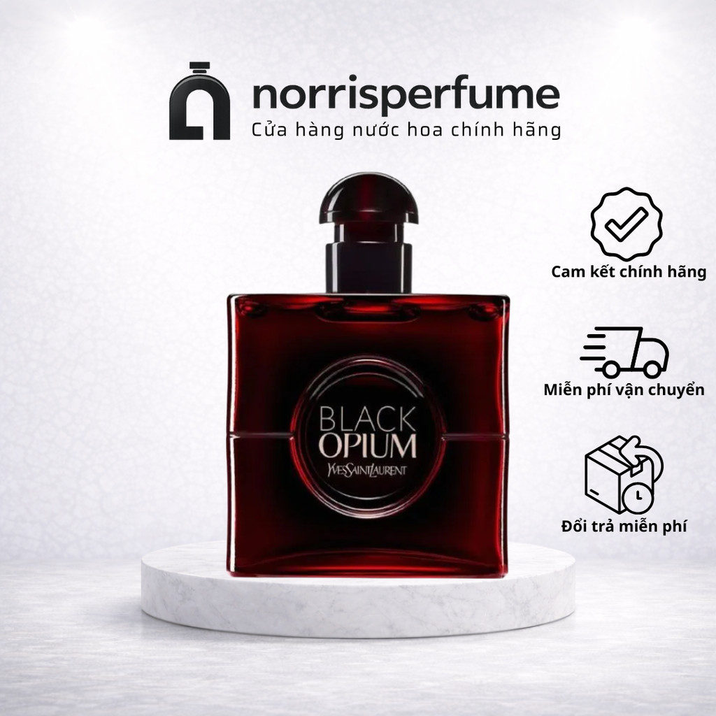 [Chính hãng] Nước Hoa Nữ Fullsize 90ml YSL Black Opium Over Red EDP - Cá Tính, Gợi Cảm & Lôi Cuốn