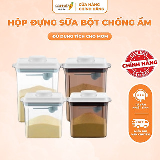 Hộp Đựng Sữa Bột Chống Ẩm Ankou/Mochee, Hộp Trữ Sữa Hút Chân Không, Hàng Chính Hãng