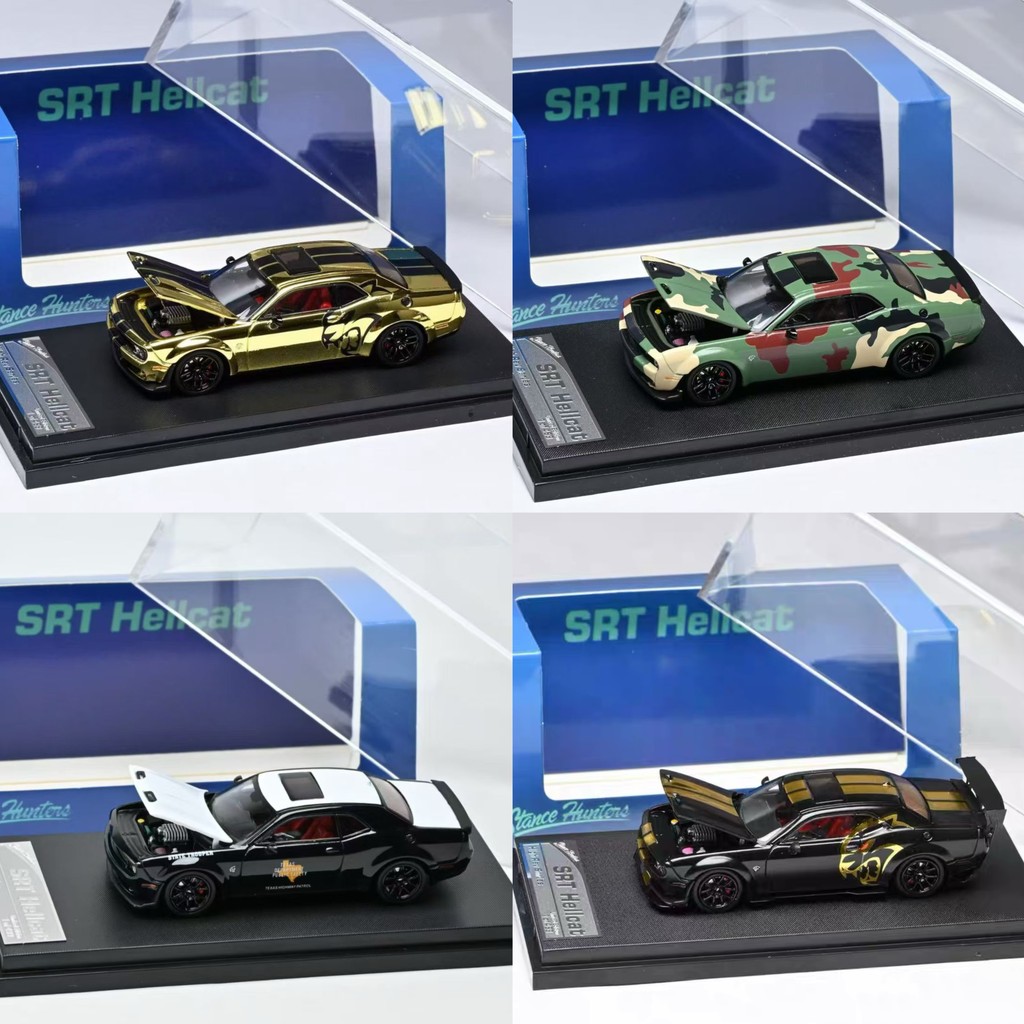 SH 1: 64 Dodge Challenger Hellcat SRT Hellcat Mẫu xe hợp kim mở được