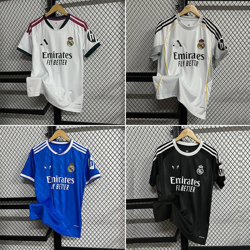 Phong Cách Mới Real Madrid Real Madrid Sân Nhà Sân Khách Áo Jersey Fan Edition Tùy Chỉnh Phiên Bản Đ