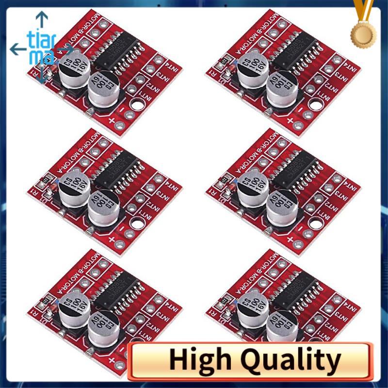 6 Gói Trình Điều Khiển Động Cơ DC L298N, MX1508 Mini Kênh Kép 1.5A 2 Chiều Bộ Điều Khiển Tốc Độ PWM 