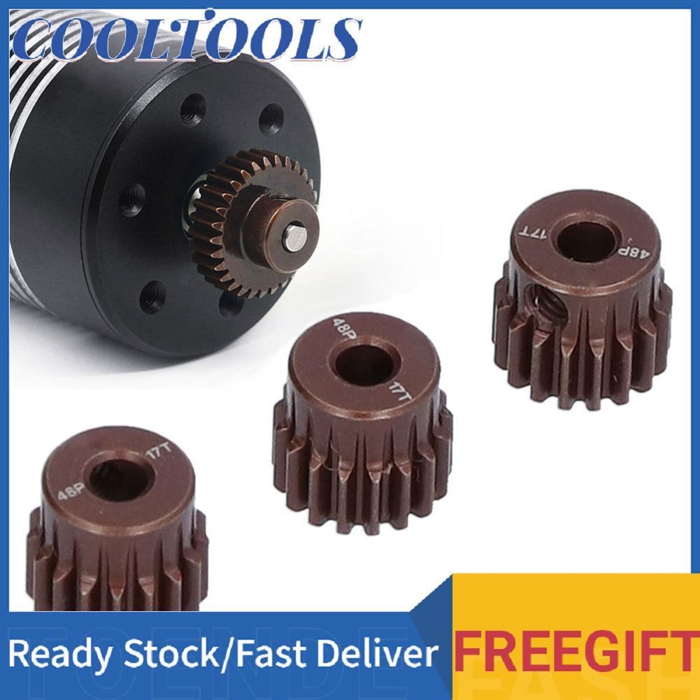 Coo Semme 3 Bộ bánh răng bánh răng thép 48DP 17T dành cho /10 Xe RC Nâng cấp động cơ không chổi than