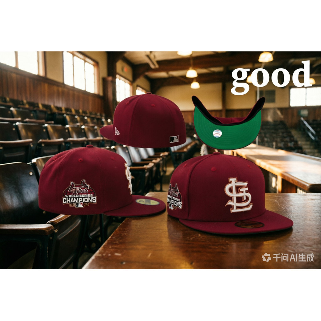 Mũ bóng chày, New Era St Louis Cardinals Smooth Red 59FIFTY, World Series Champions 2006 Edition 59F