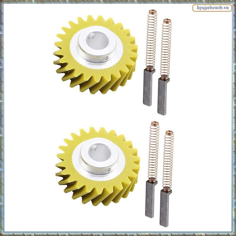 W10112253 Máy trộn Worm Gear W10380496 Bàn chải Carbon cho máy trộn 5K45SS 5K5SS Thay thế các bộ phậ