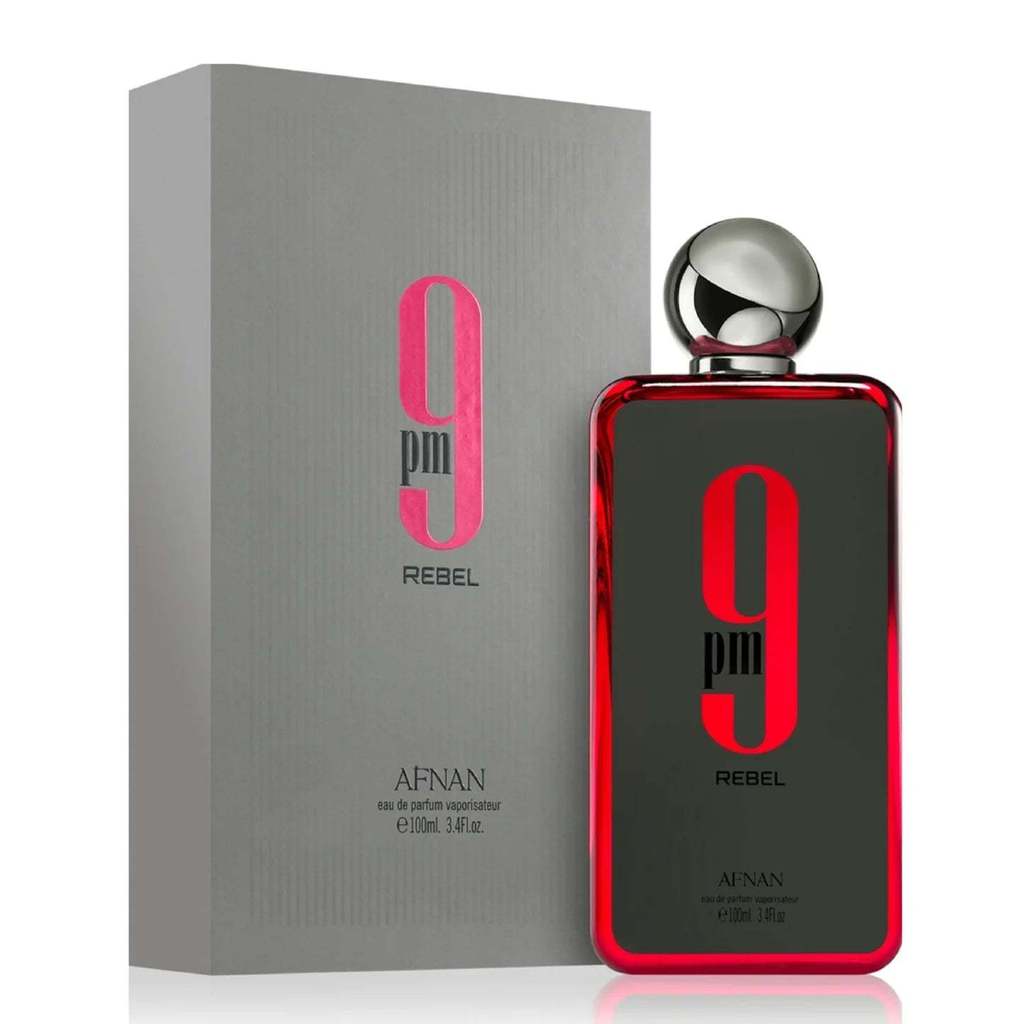 Nước Hoa Afnan 9PM Xám Đỏ Nam Nữ Nước Hoa Trung Đông Ả Rập Dibai