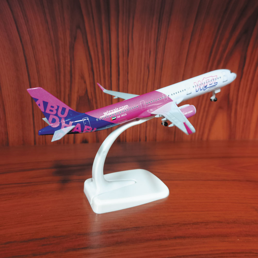 20CM A321 Mô Hình Máy Bay Mô Hình Máy Bay Cánh Cố Định Máy Bay Tĩnh Có Giá Để Bàn Trang Trí