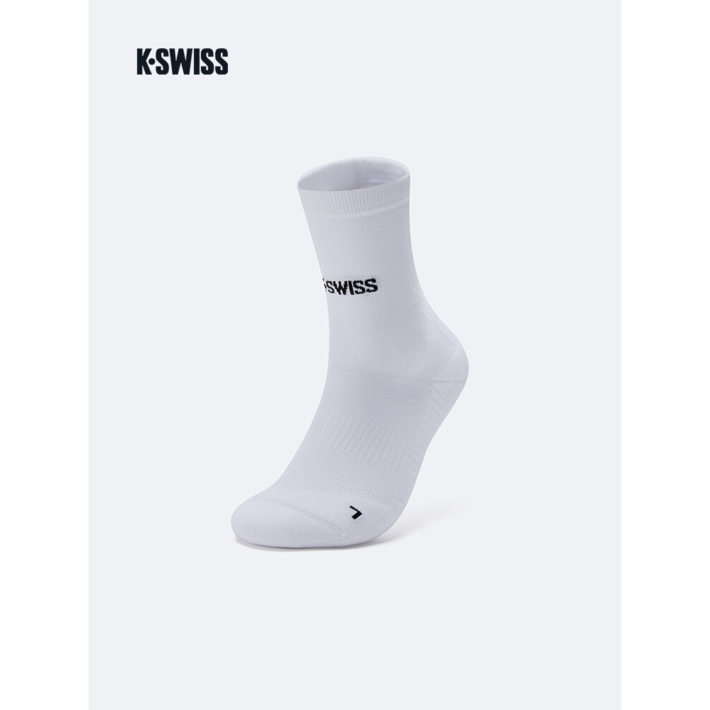 KSWISS Gasway Tất Tennis Giữa Ống Tất Thể Thao Chạy Cầu Lông Tất Dày Đáy SX0439