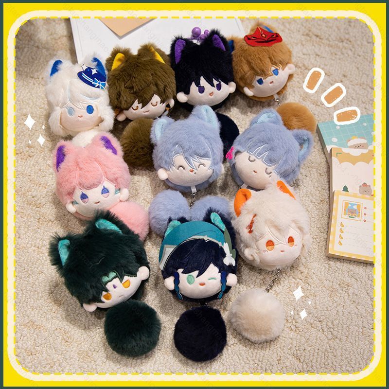 YT4 Genshin Impact Furina Kazuha Scaramouche Plushie Túi búp bê sang trọng dễ thương quyến rũ với đu