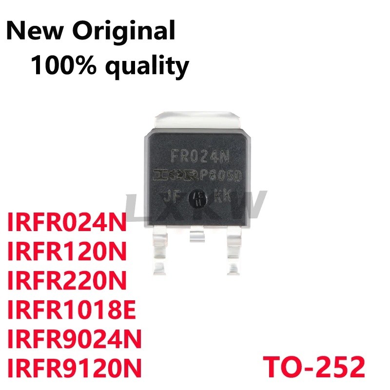 5 Chiếc IRFR024N FR024N IRFR120N FR120N IRFR220N FR220N IRFR1018E FR1018E IRFR9024N FR9024N IRFR9120
