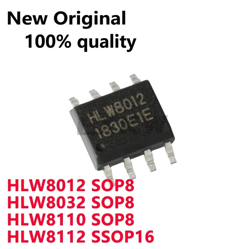 5 CHIẾC HLW8012 HLW8110 HLW8032 SOP8 HLW8112 SSOP16 chip đo đa chức năng một pha Còn hàng bán buôn