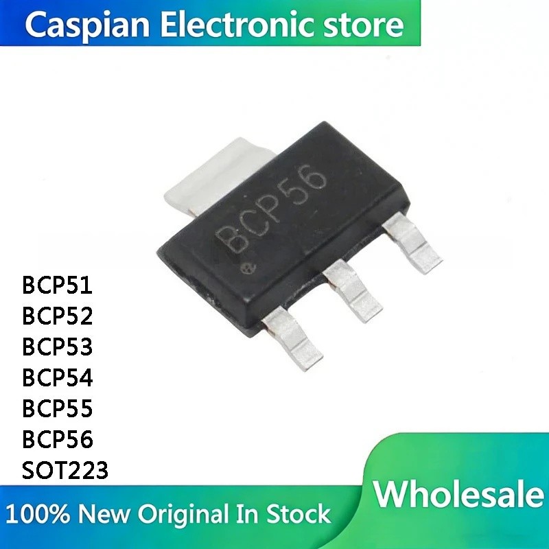 5 Chiếc BCP56 BCP51 BCP52 BCP53 BCP54 BCP55 BCP56-16 SOT223 IC Chip Còn Hàng Bán Buôn