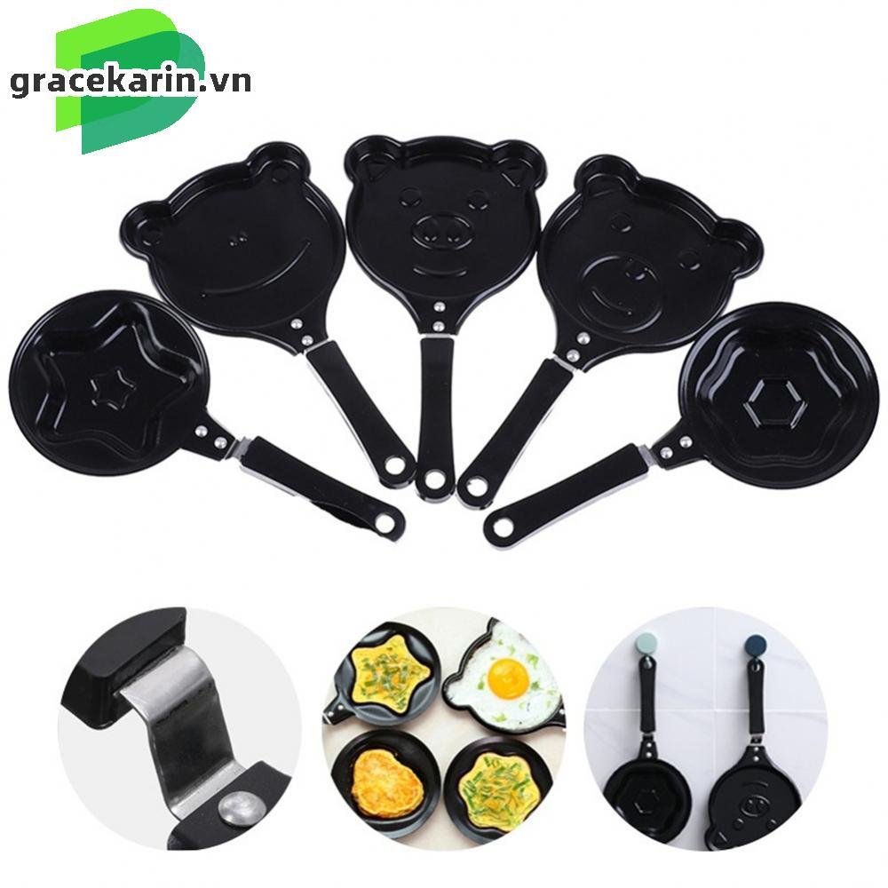 [GRCEKRIN-VN]Frying Pan Fryer Pan Non-stick Surface Nonstick Cartoon Cute Kitchen Tool