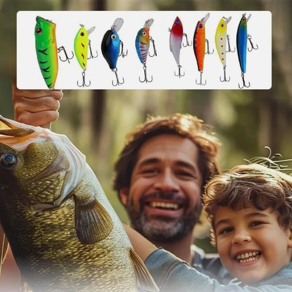2026 Fishing Advent Calendar Christmas Countdown Mystery Fishing Lures Blind Calendar Angling Tackle